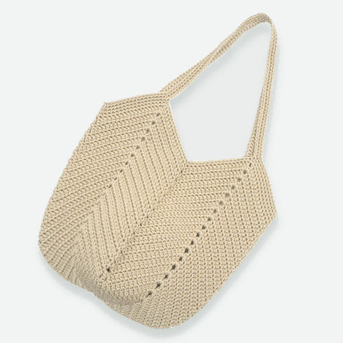 Crochet Granny Bag (Light Ovaltine)