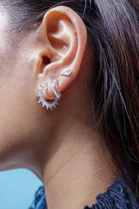 Solis Earrings - Silver