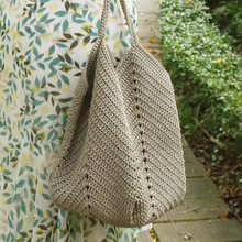 Load image into Gallery viewer, Crochet Granny Bag (Khaki)