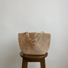 Load image into Gallery viewer, Crochet Gemma Bag - Ovaltine