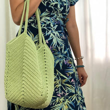 Load image into Gallery viewer, Crochet Granny Bag (Lily Green)