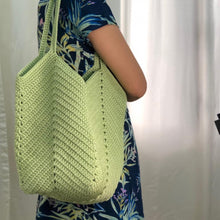 Load image into Gallery viewer, Crochet Granny Bag (Lily Green)