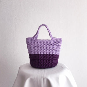 Potery Crochet Bag - Violet Tone