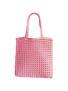 Crochet Olivia Bag - Baby Pink