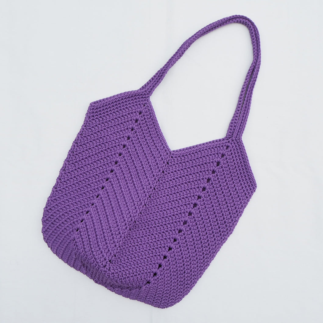 Granny bag lavender crochet thailand Try2