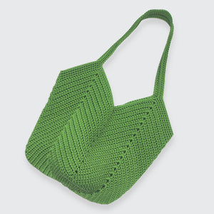 Crochet Granny Bag (Light Green)