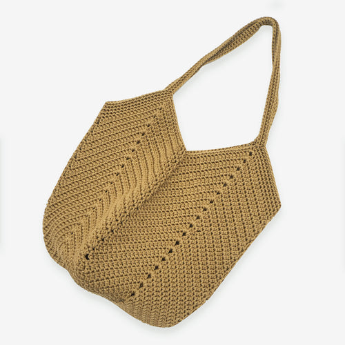 Crochet Granny Bag (Mud Yellow)